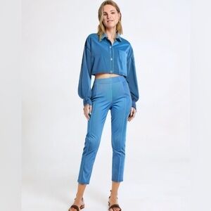 Under Armour UA Blue Reflect Hi-Rise Crop Leggings